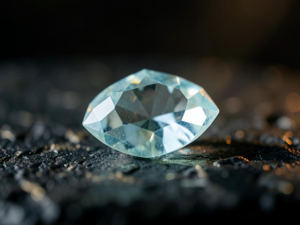 Placeholder — faceted gemstone