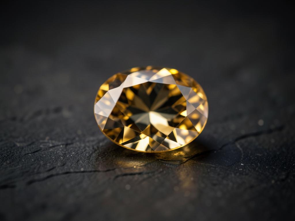 Placeholder — faceted gemstone