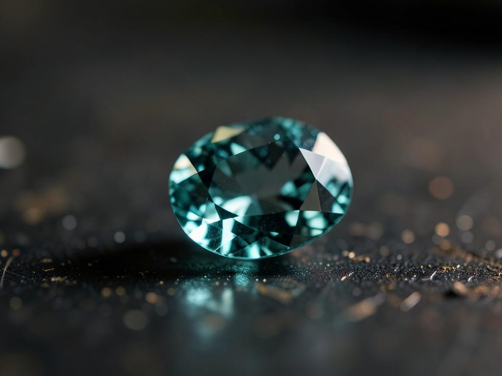 Placeholder — faceted gemstone