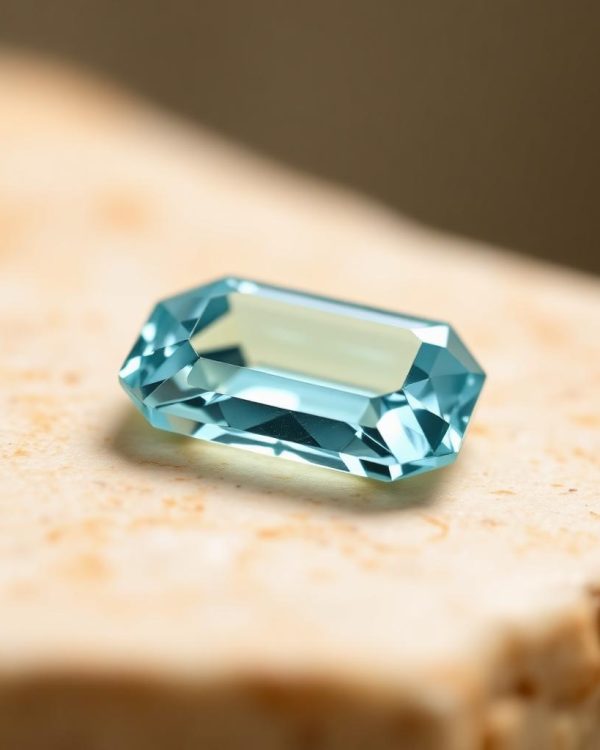 Aquamarine — 2.45 ct Step cut, Light Blue