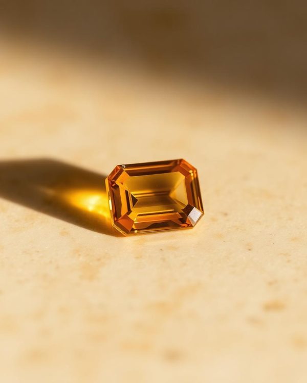 Imperial Topaz — 1.78 ct Emerald cut, Golden Orange